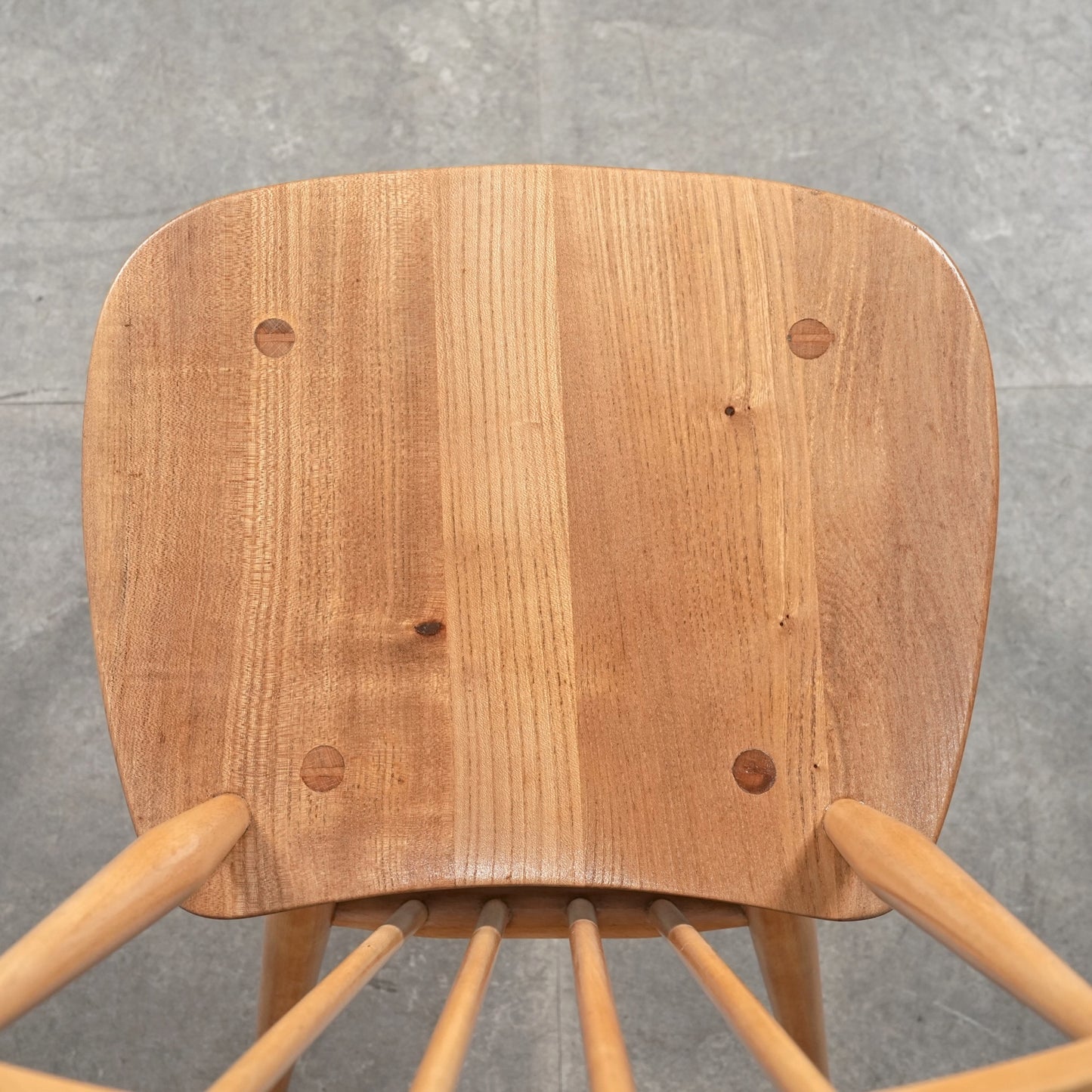 【ERCOL】ヴィンテージ ハイスティックバックチェア(メープル)
