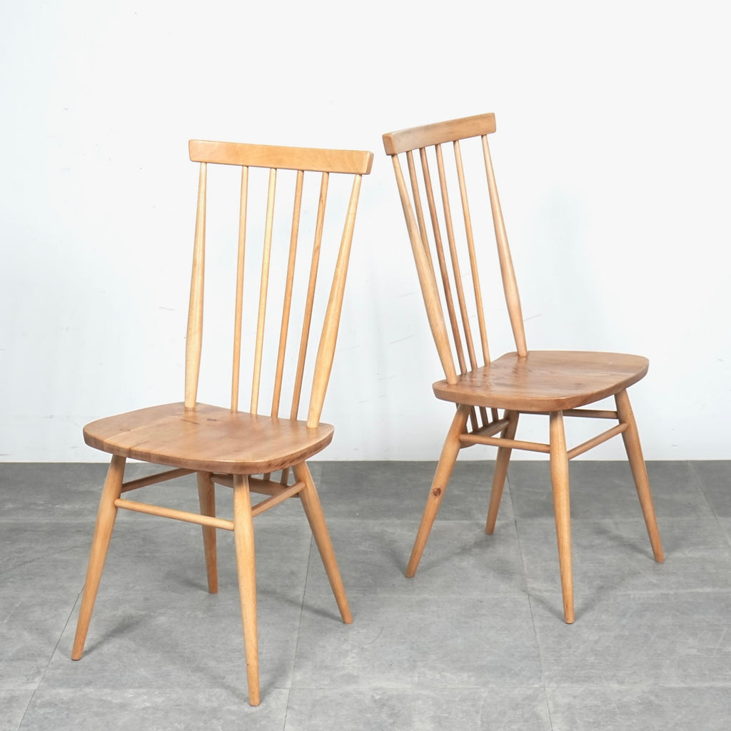【ERCOL】ヴィンテージ ハイスティックバックチェア(メープル)