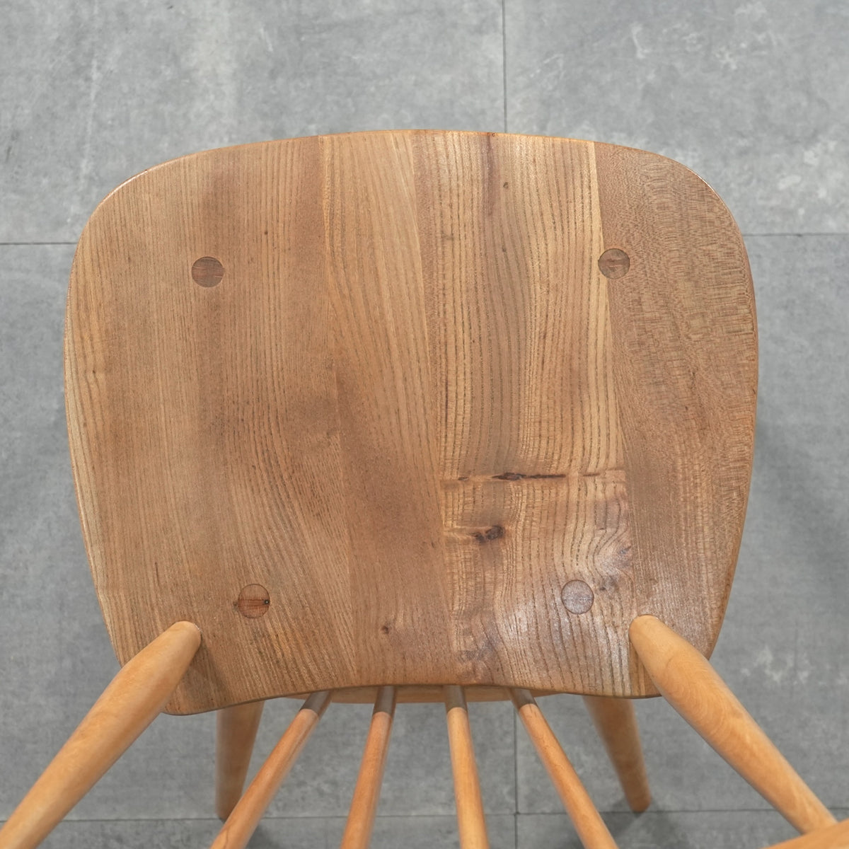 【ERCOL】ヴィンテージ ハイスティックバックチェア(メープル)