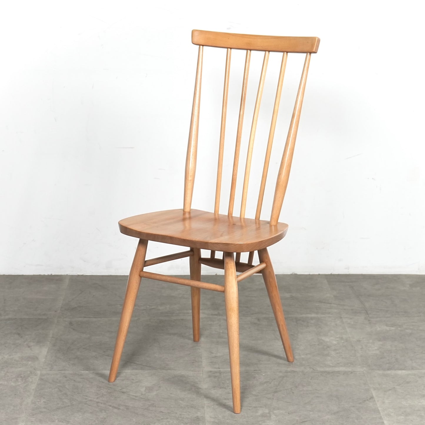 【ERCOL】ヴィンテージ ハイスティックバックチェア(メープル)