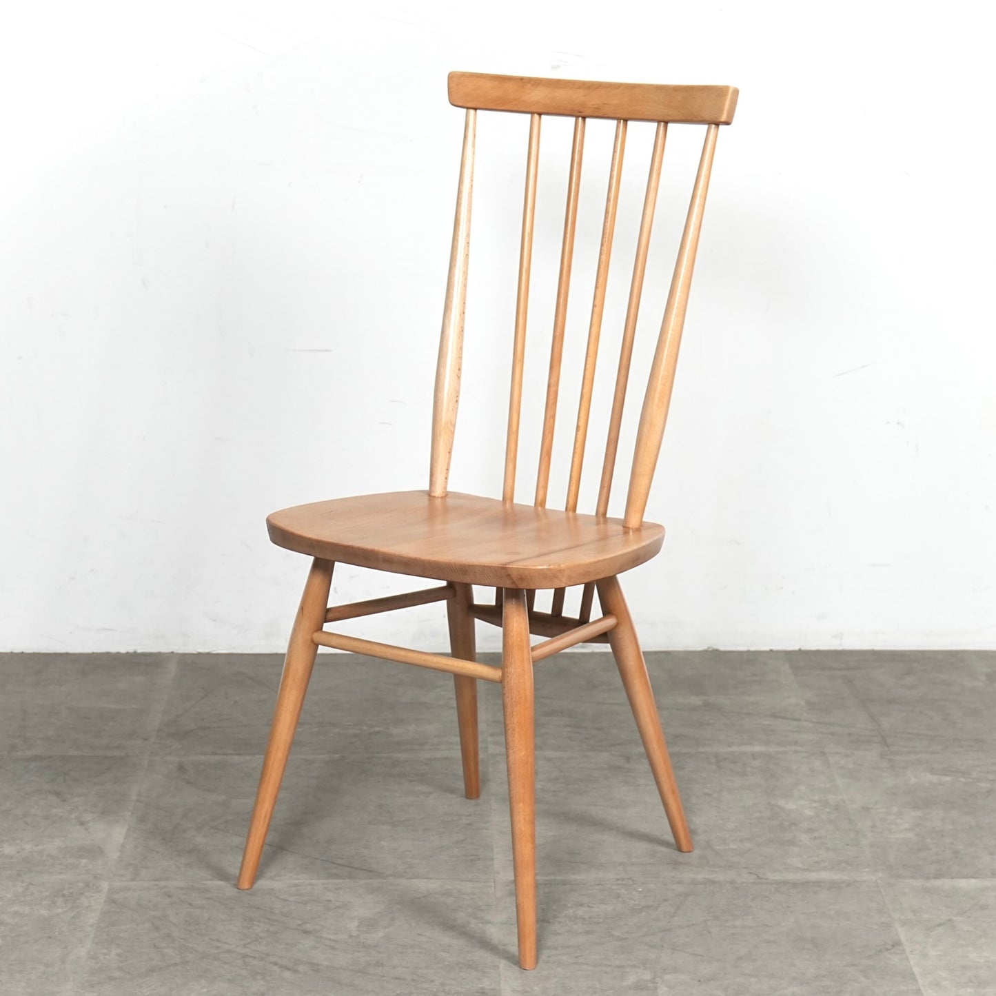 【ERCOL】ヴィンテージ ハイスティックバックチェア(メープル)