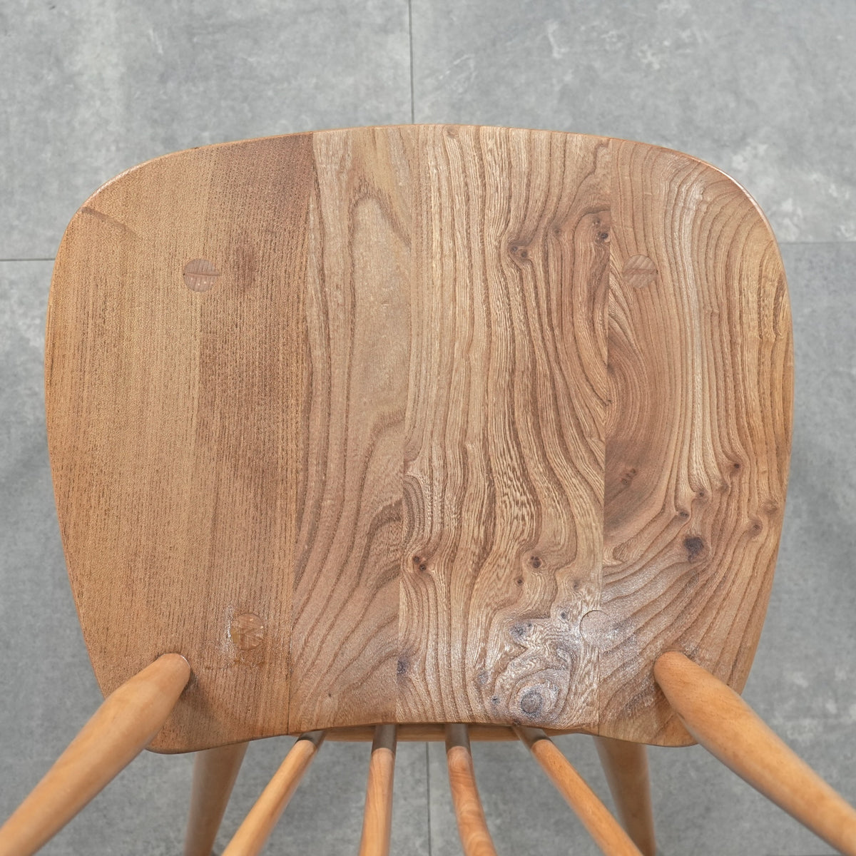 【ERCOL】ヴィンテージ ハイスティックバックチェア(メープル)