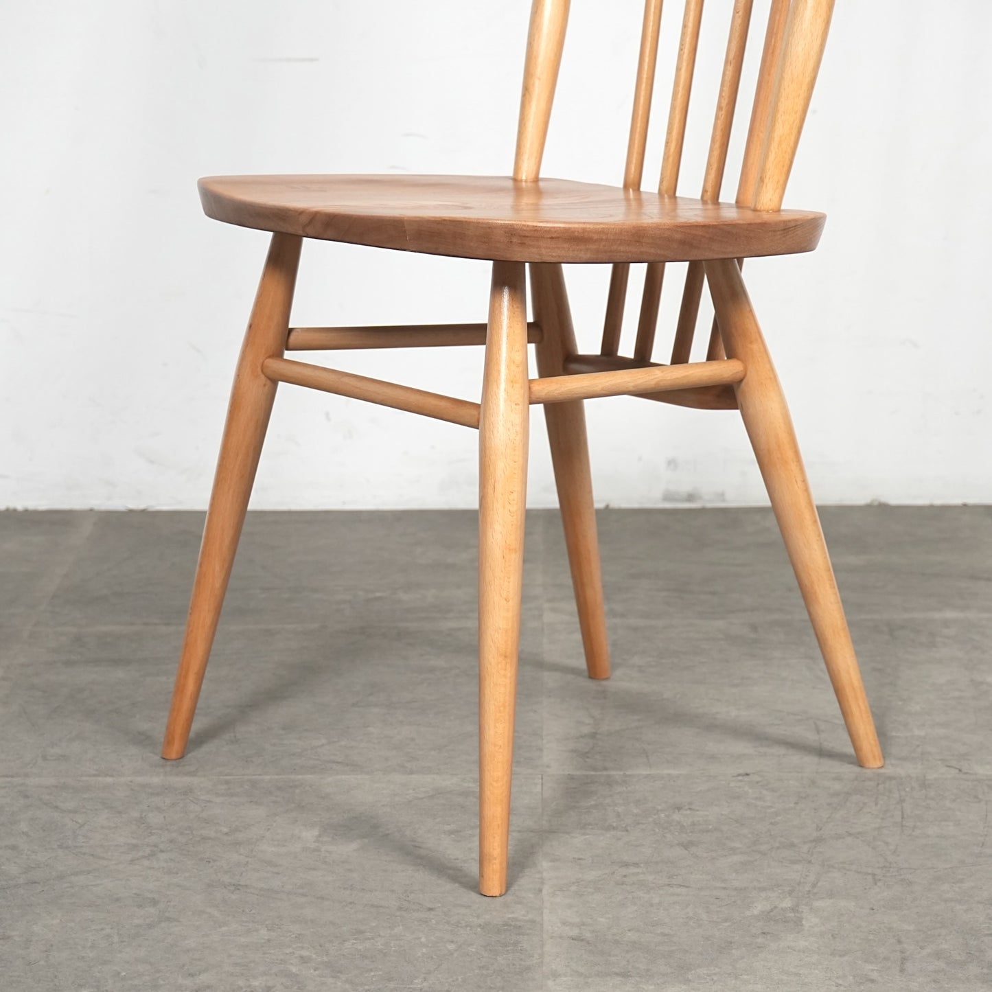 【ERCOL】ヴィンテージ ハイスティックバックチェア(メープル)