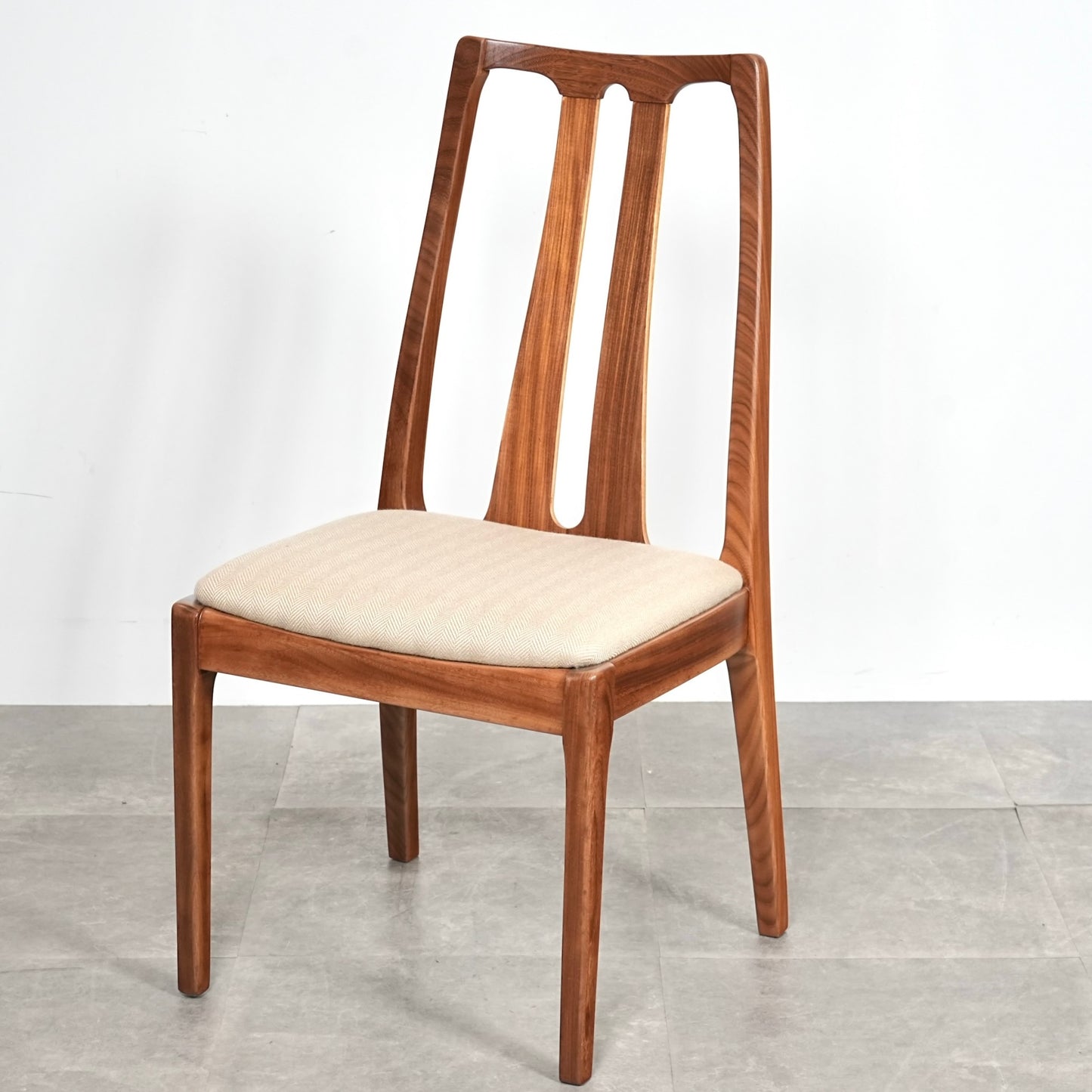 【NATHAN】ヴィンテージ ダイニングチェア【張替済】