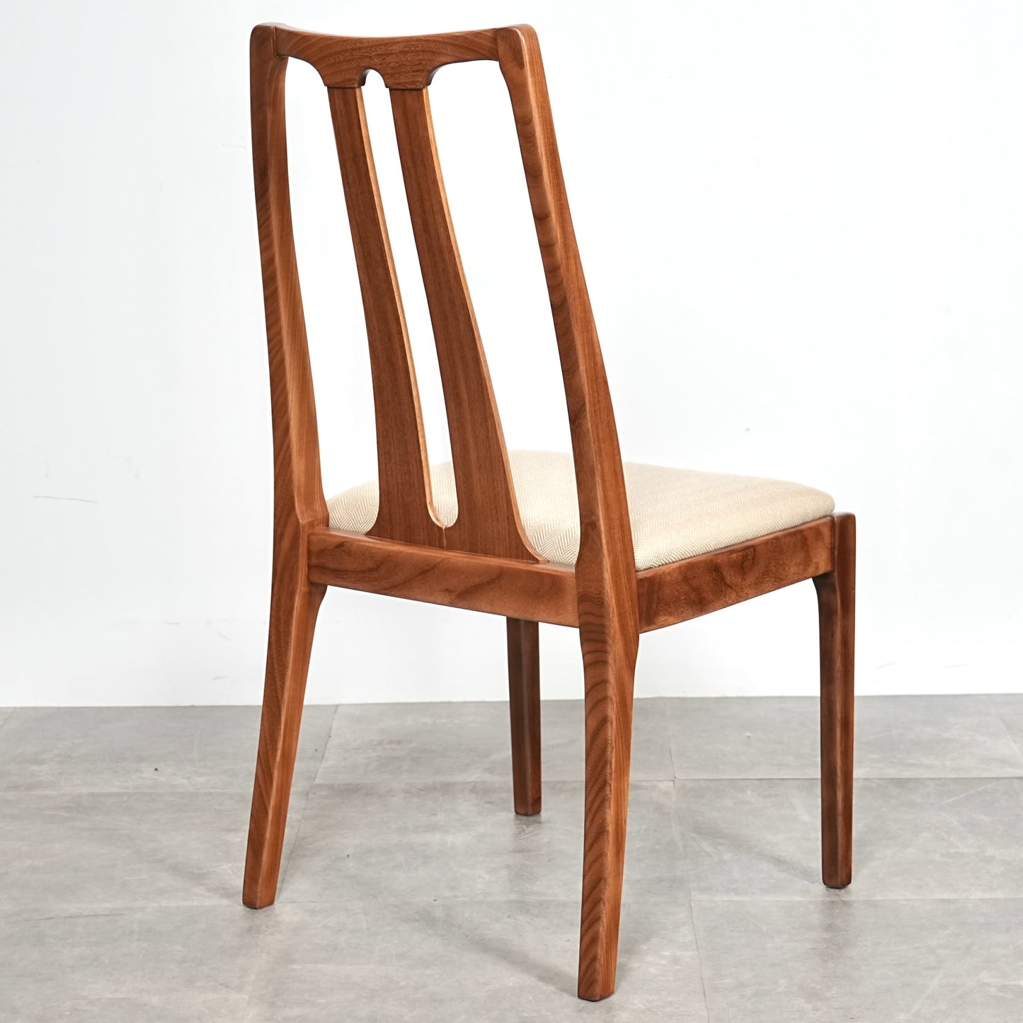 【NATHAN】ヴィンテージ ダイニングチェア【張替済】