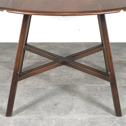 【ERCOL】ヴィンテージ ドロップリーフテーブル(オールドコロニアル)