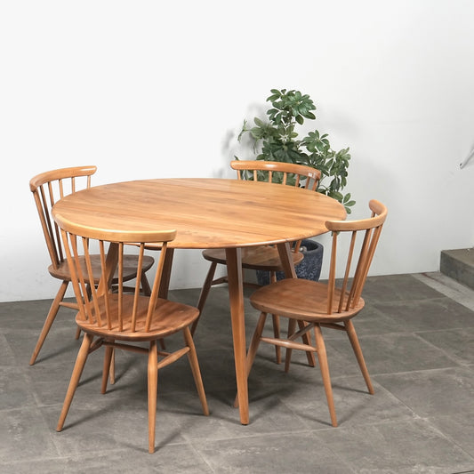 【ERCOL】ヴィンテージ ドロップリーフテーブル(メープル)