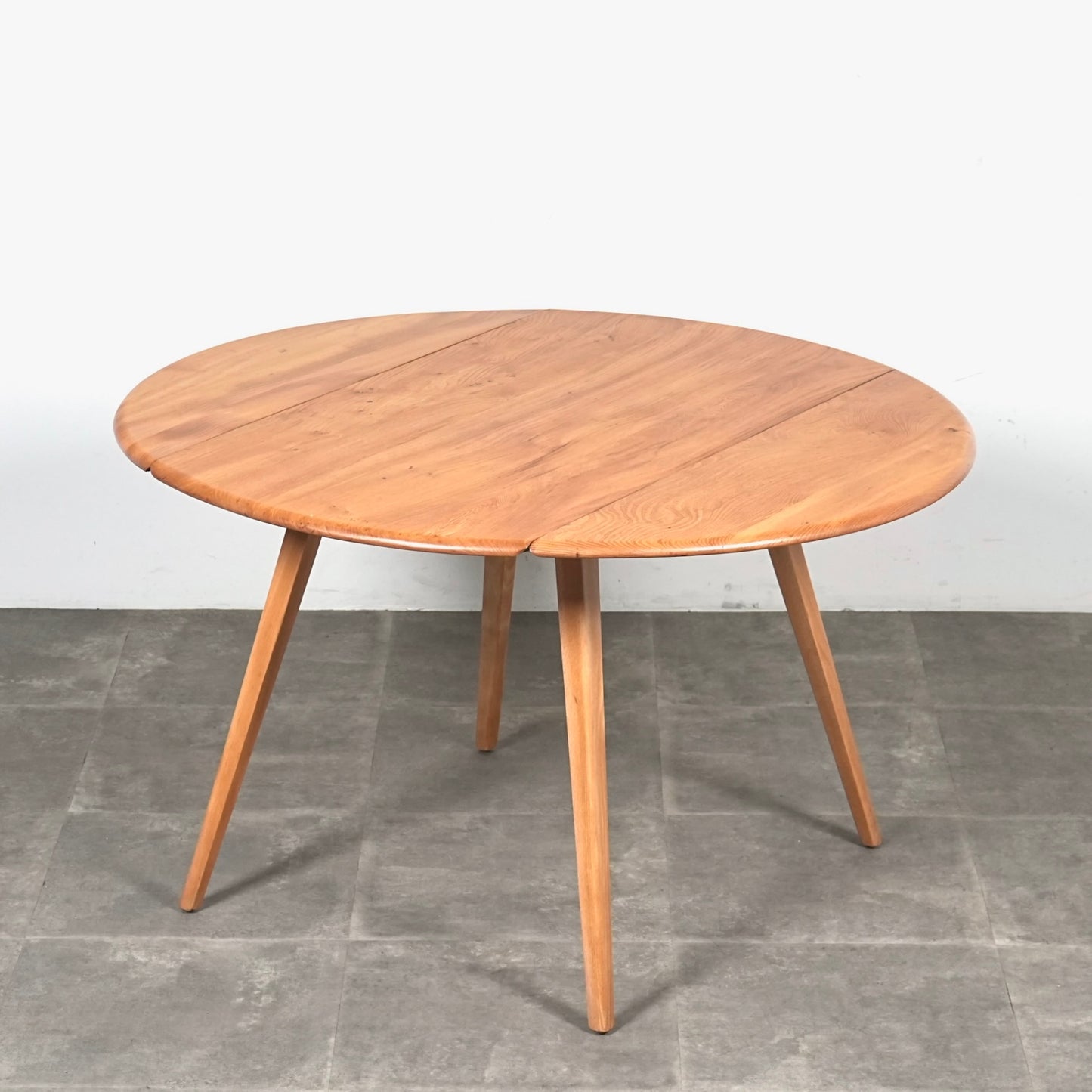 【ERCOL】ヴィンテージ ドロップリーフテーブル(メープル)