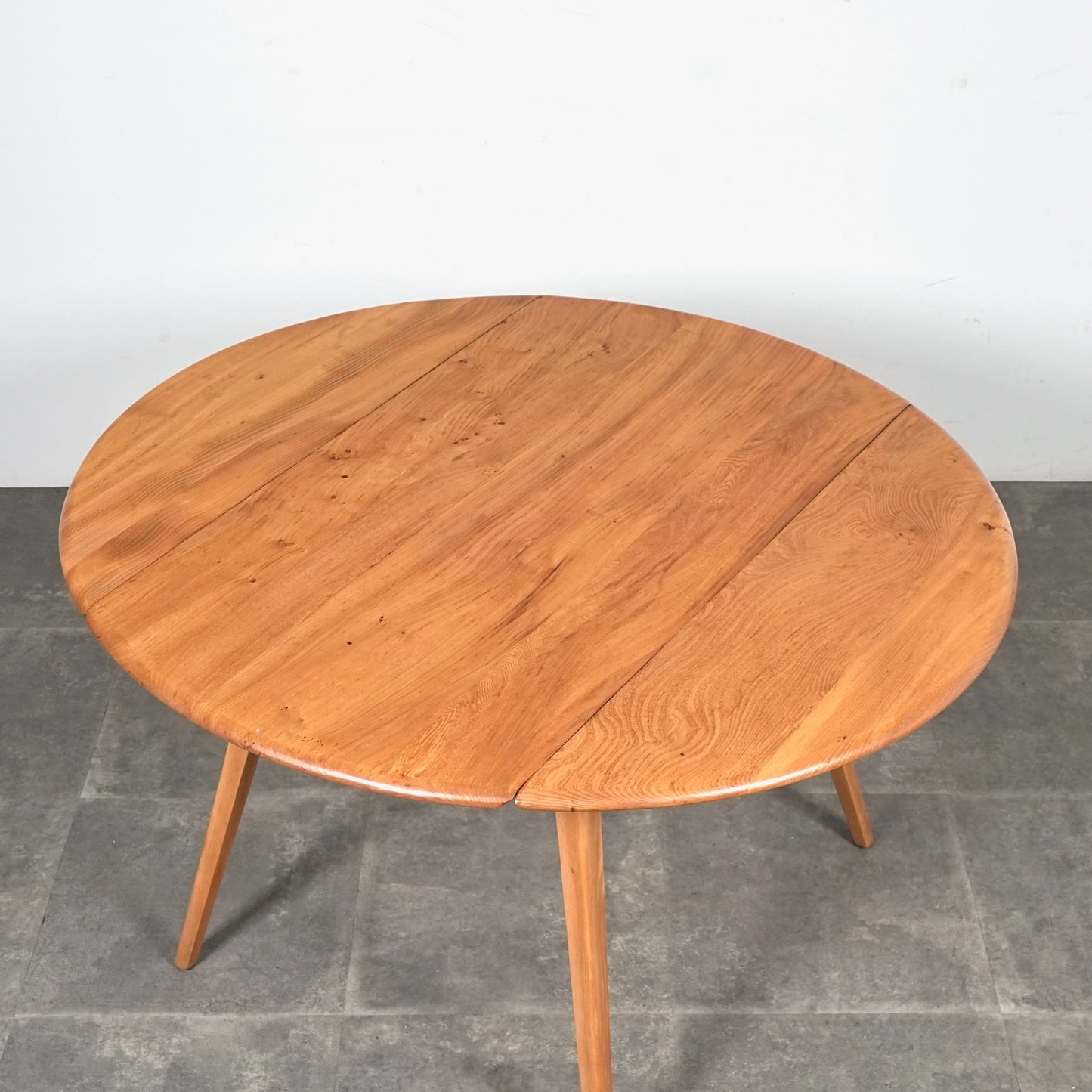 【ERCOL】ヴィンテージ ドロップリーフテーブル(メープル)