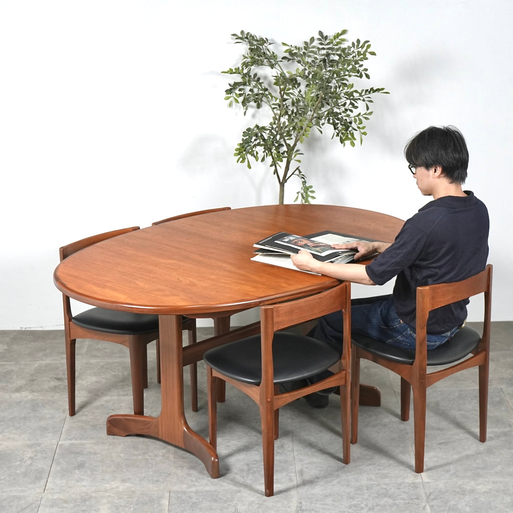 【G-PLAN】ホエールレッグ ダイニングテーブル