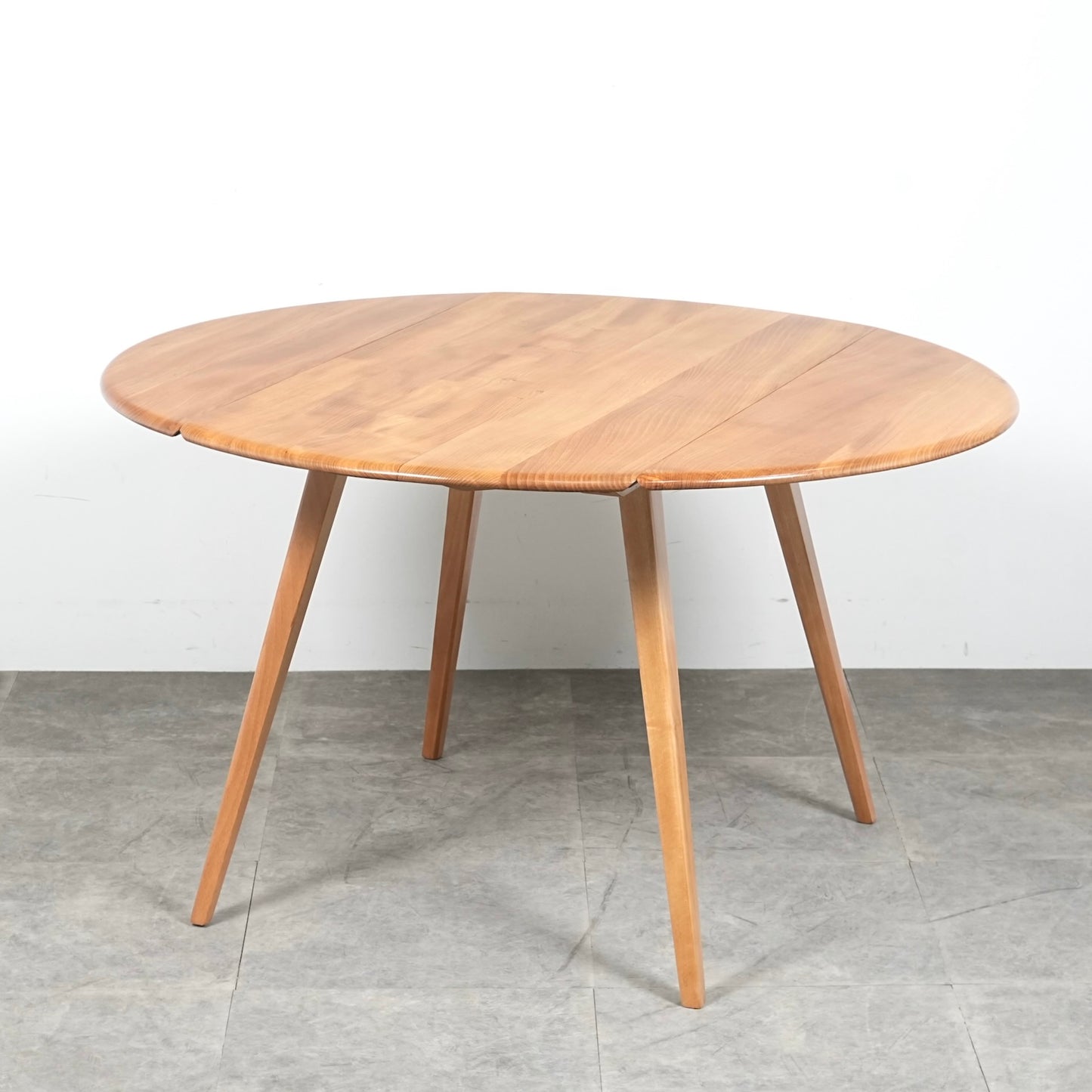 【ERCOL】ヴィンテージ ドロップリーフテーブル(メープル)