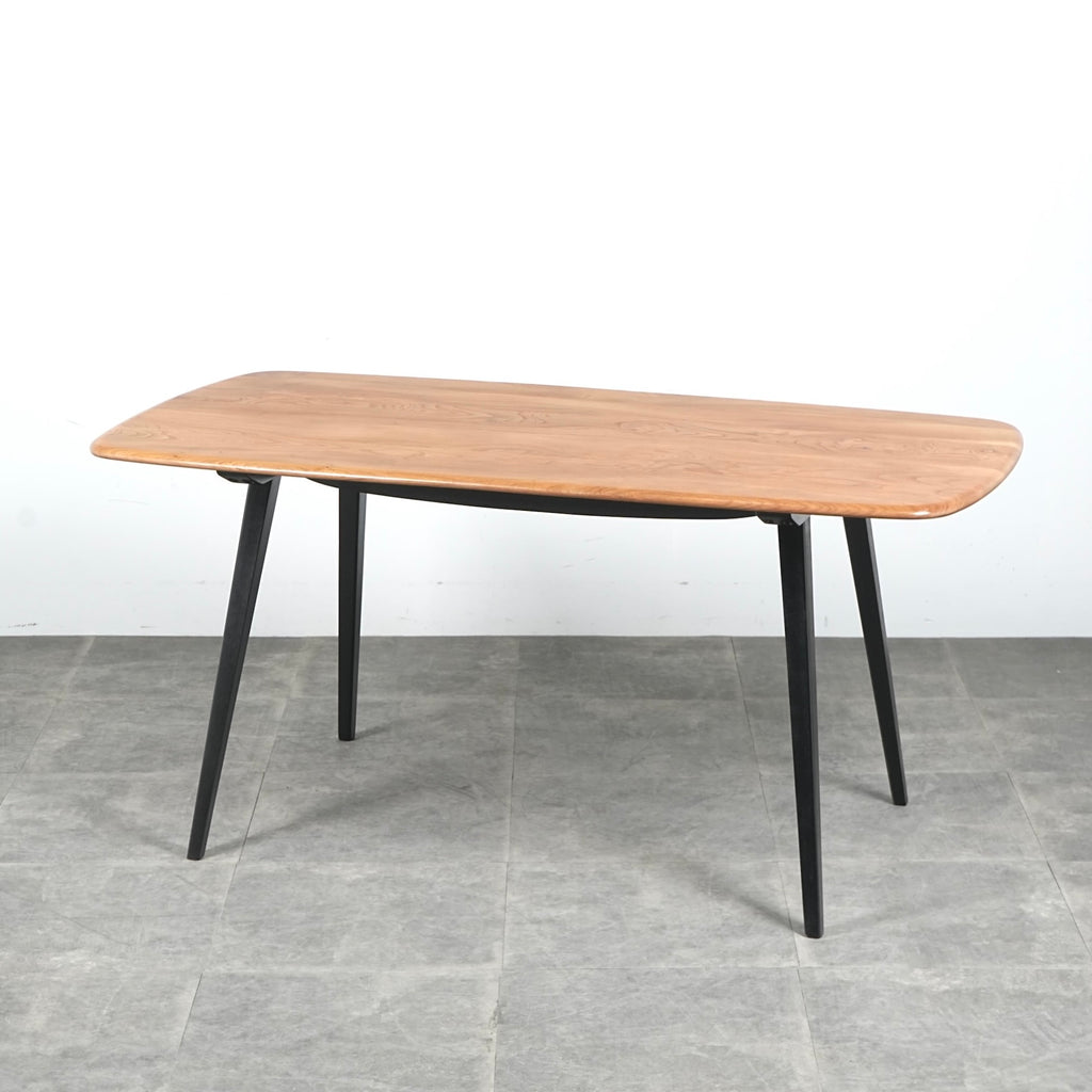 【ERCOL】ヴィンテージ レクタングルテーブル(バイカラー)