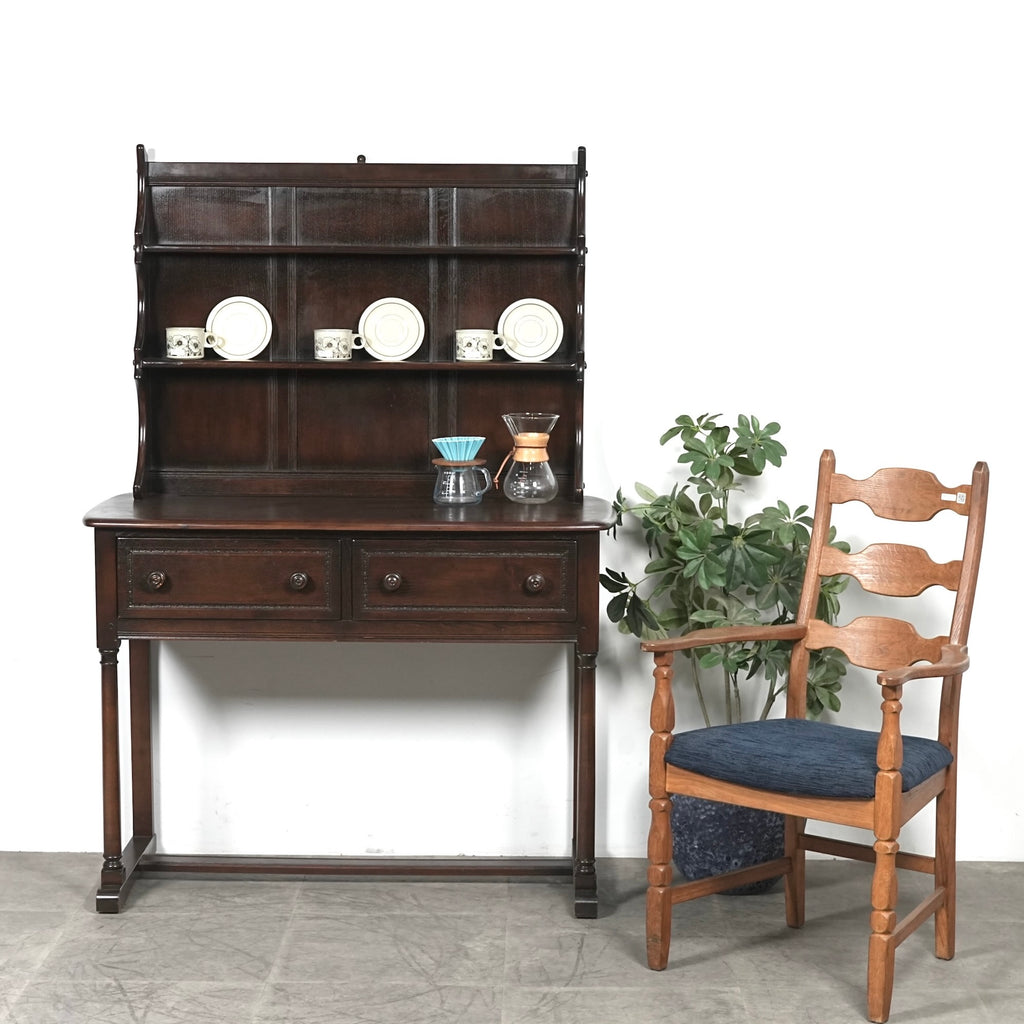 【ERCOL】ヴィンテージ カップボード(オールドコロニアル)