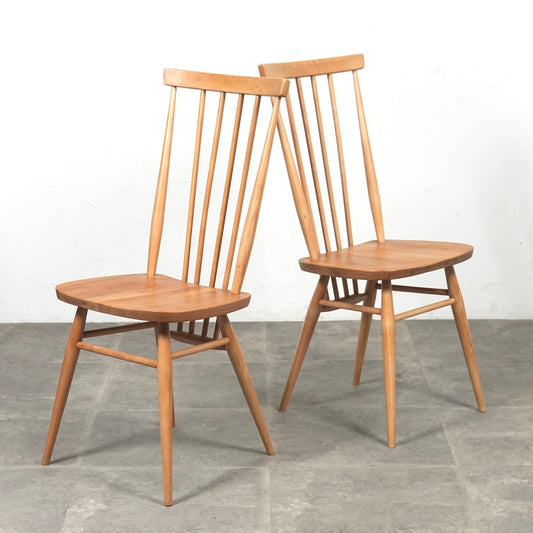 【ERCOL】ヴィンテージ ハイスティックバックチェア(メープル)