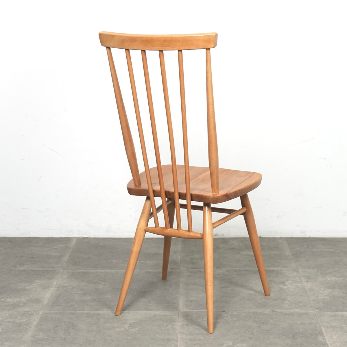 【ERCOL】ヴィンテージ ハイスティックバックチェア(メープル)