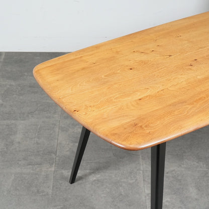 【ERCOL】ヴィンテージ レクタングルテーブル(バイカラー)