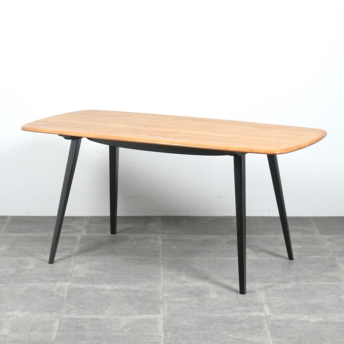 【ERCOL】ヴィンテージ レクタングルテーブル(バイカラー)
