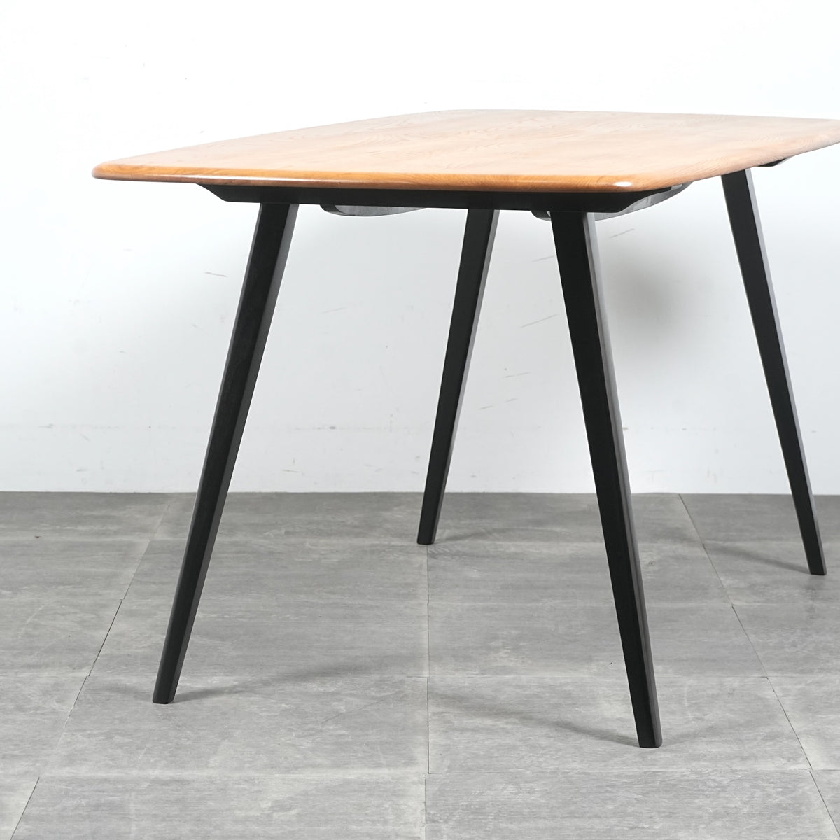 【ERCOL】ヴィンテージ レクタングルテーブル(バイカラー)