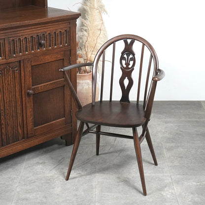 【ERCOL】オールドコロニアル  シスルバックアームチェア