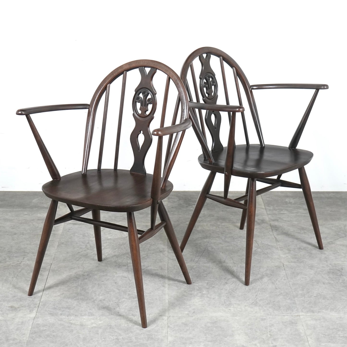 【ERCOL】オールドコロニアル  シスルバックアームチェア