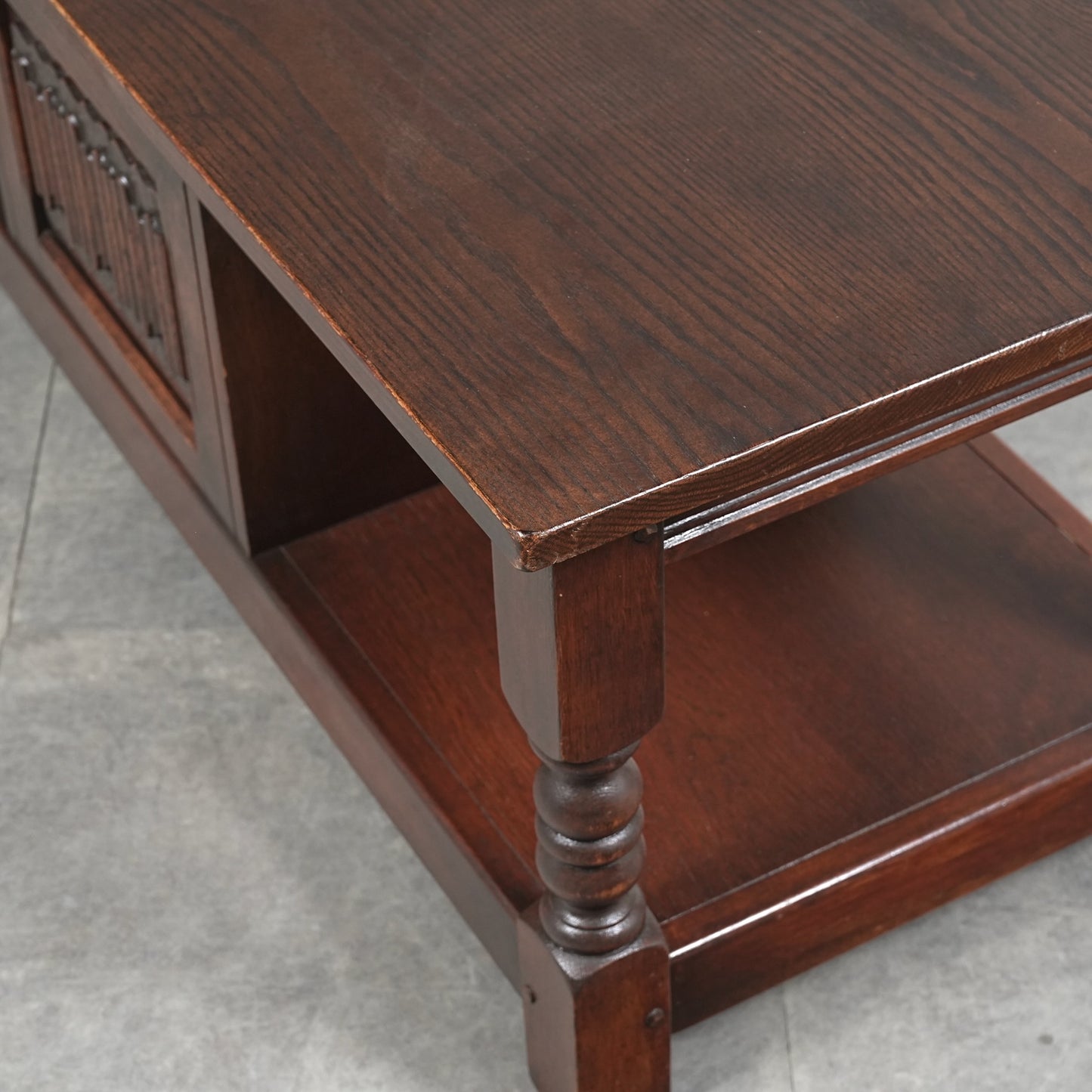 【WOOD BROS】Old Charmヴィンテージ ローテーブル