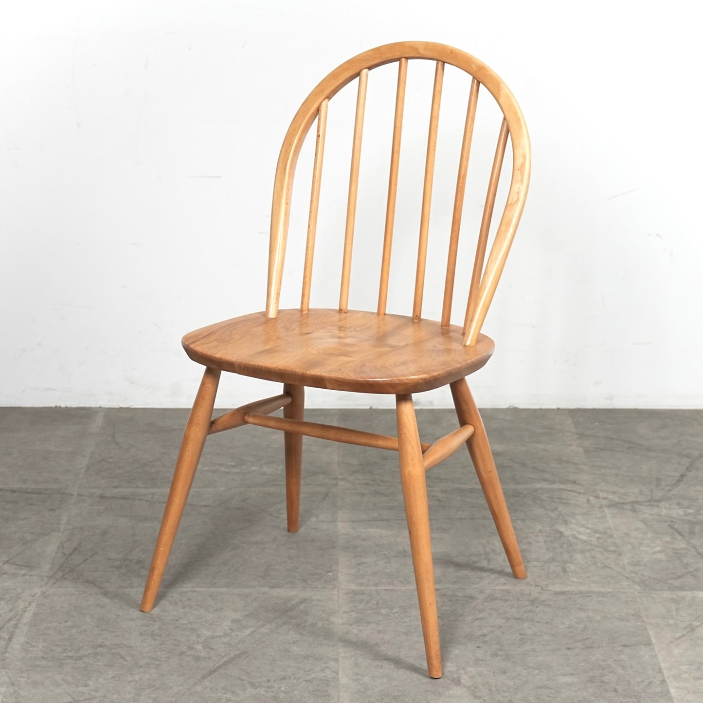 【ERCOL】ヴィンテージ フープバックチェア(メープル)