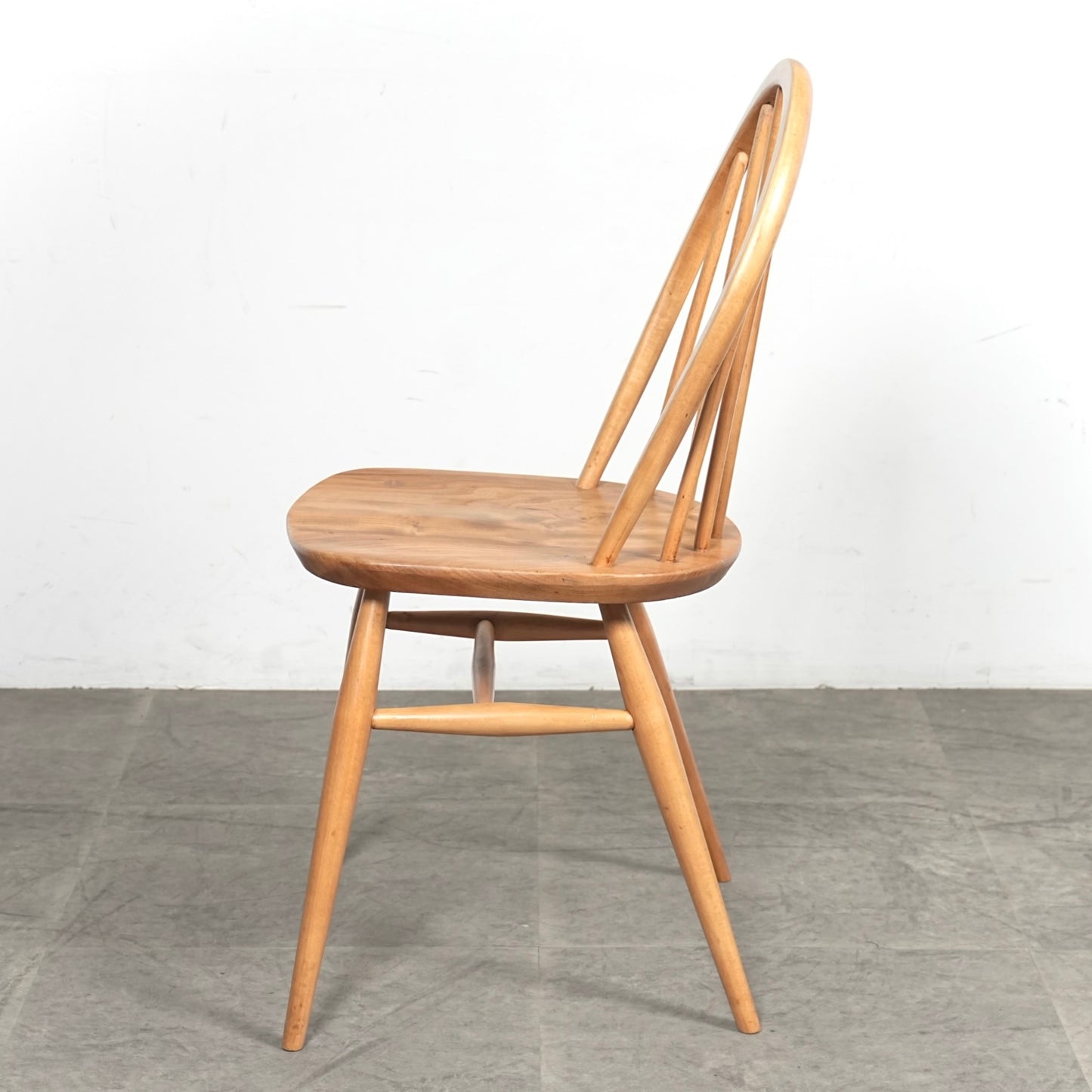 【ERCOL】ヴィンテージ フープバックチェア(メープル)