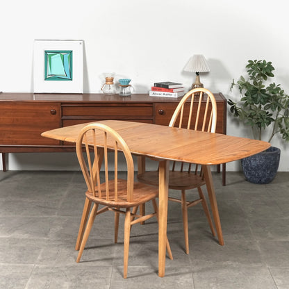 【ERCOL】ヴィンテージ ドロップリーフテーブル(メープル)