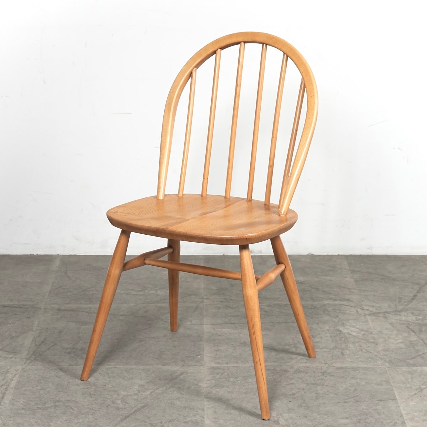 【ERCOL】ヴィンテージ フープバックチェア(メープル)
