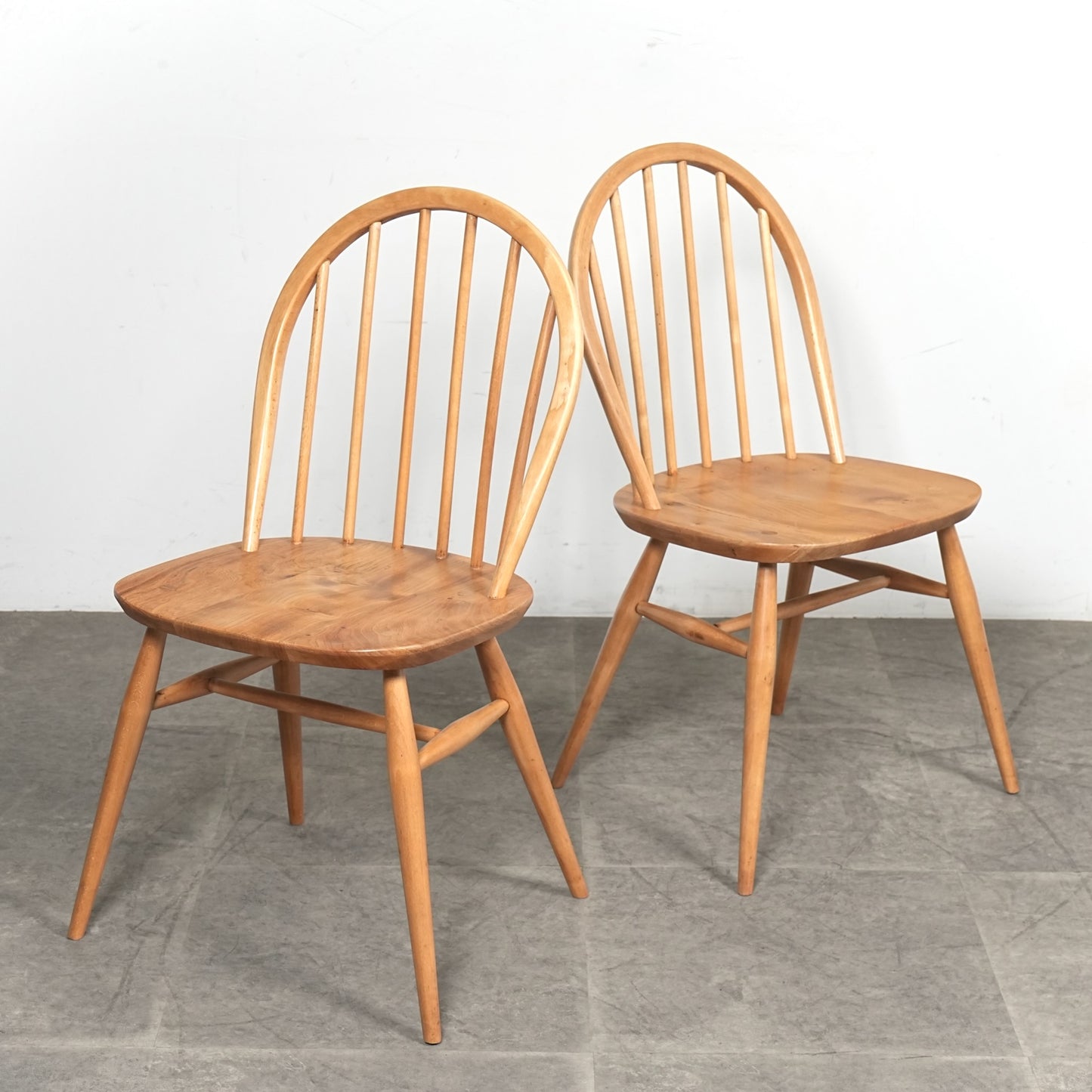 【ERCOL】ヴィンテージ フープバックチェア(メープル)