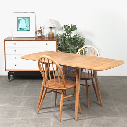 【ERCOL】ヴィンテージ ドロップリーフテーブル(メープル)