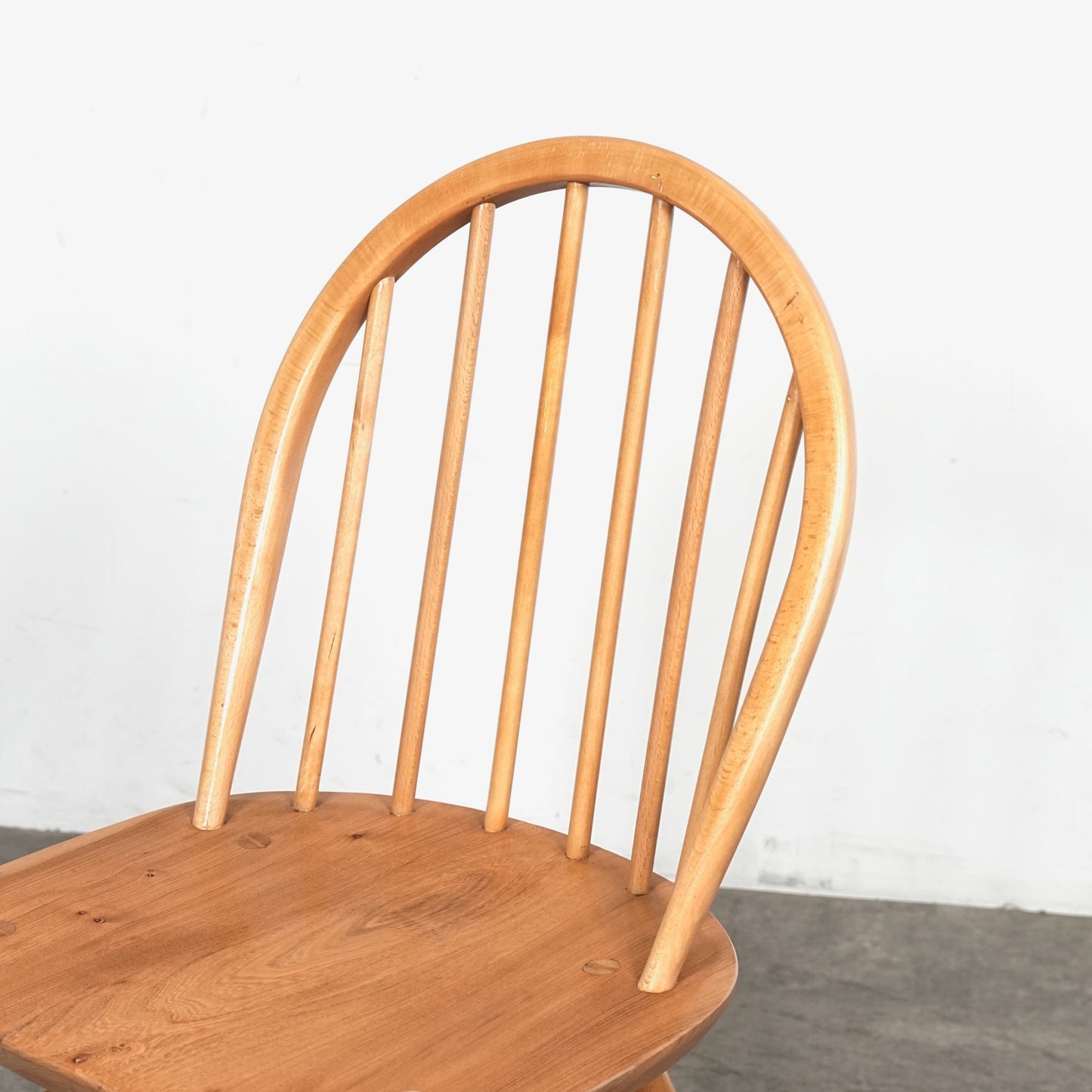 【ERCOL】ヴィンテージ フープバックチェア(メープル)