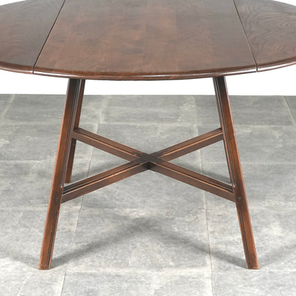 【ERCOL】ヴィンテージ ドロップリーフテーブル(オールドコロニアル)