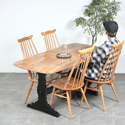 【ERCOL】ヴィンテージ レクタングルテーブル(バイカラー)