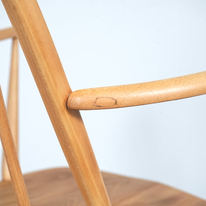 【ERCOL】ヴィンテージ クエーカー アームチェア(メープル)