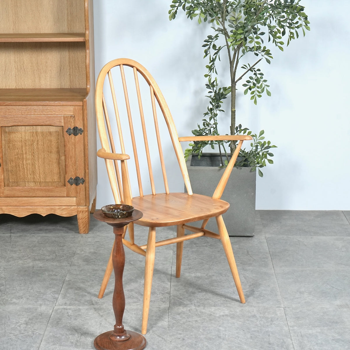 【ERCOL】ヴィンテージ クエーカー アームチェア(メープル)