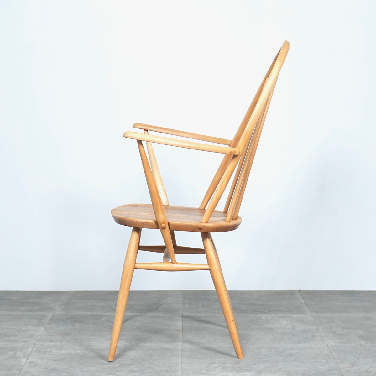 【ERCOL】ヴィンテージ クエーカー アームチェア(メープル)