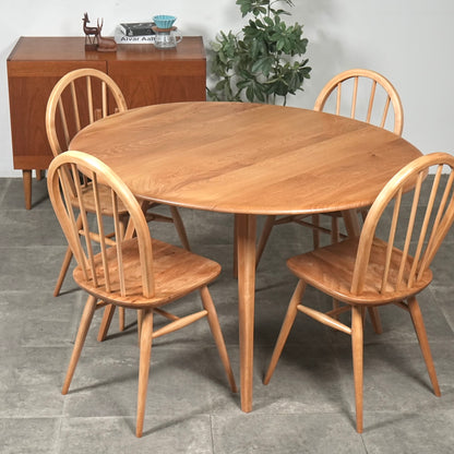 【ERCOL】ヴィンテージ ドロップリーフテーブル(メープル)