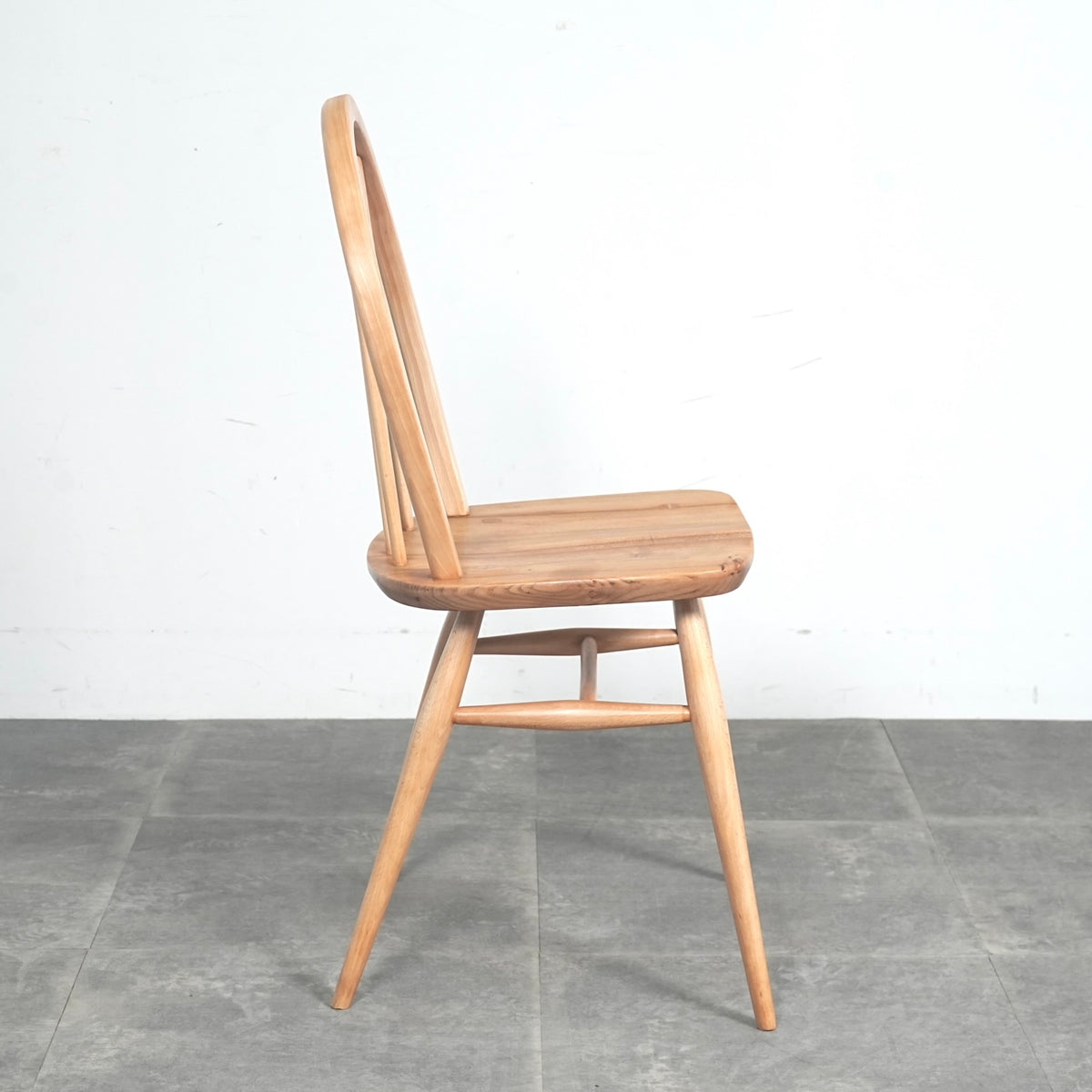 【ERCOL】ヴィンテージ フープバックチェア(メープル)