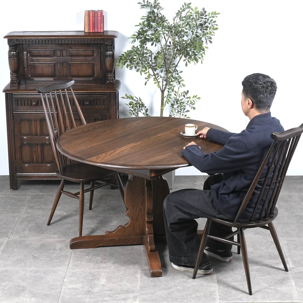 【ERCOL】エクステンション ダイニングテーブル