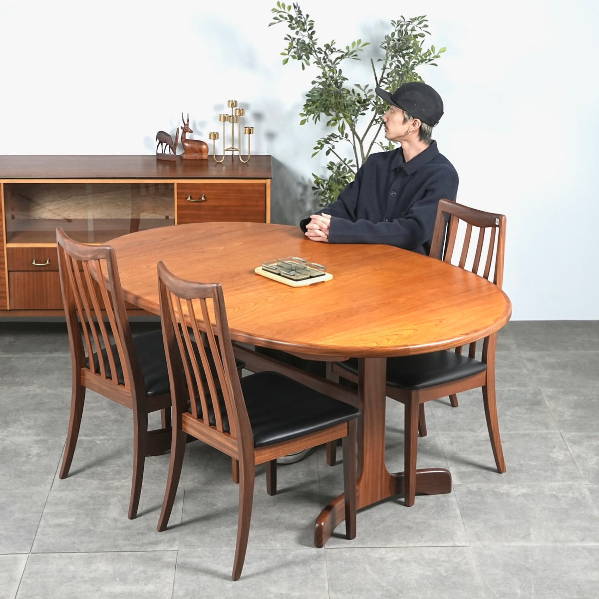 【G-PLAN】ホエールレッグ ダイニングテーブル