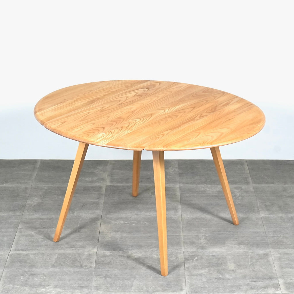 【ERCOL】ヴィンテージ ドロップリーフテーブル(メープル)