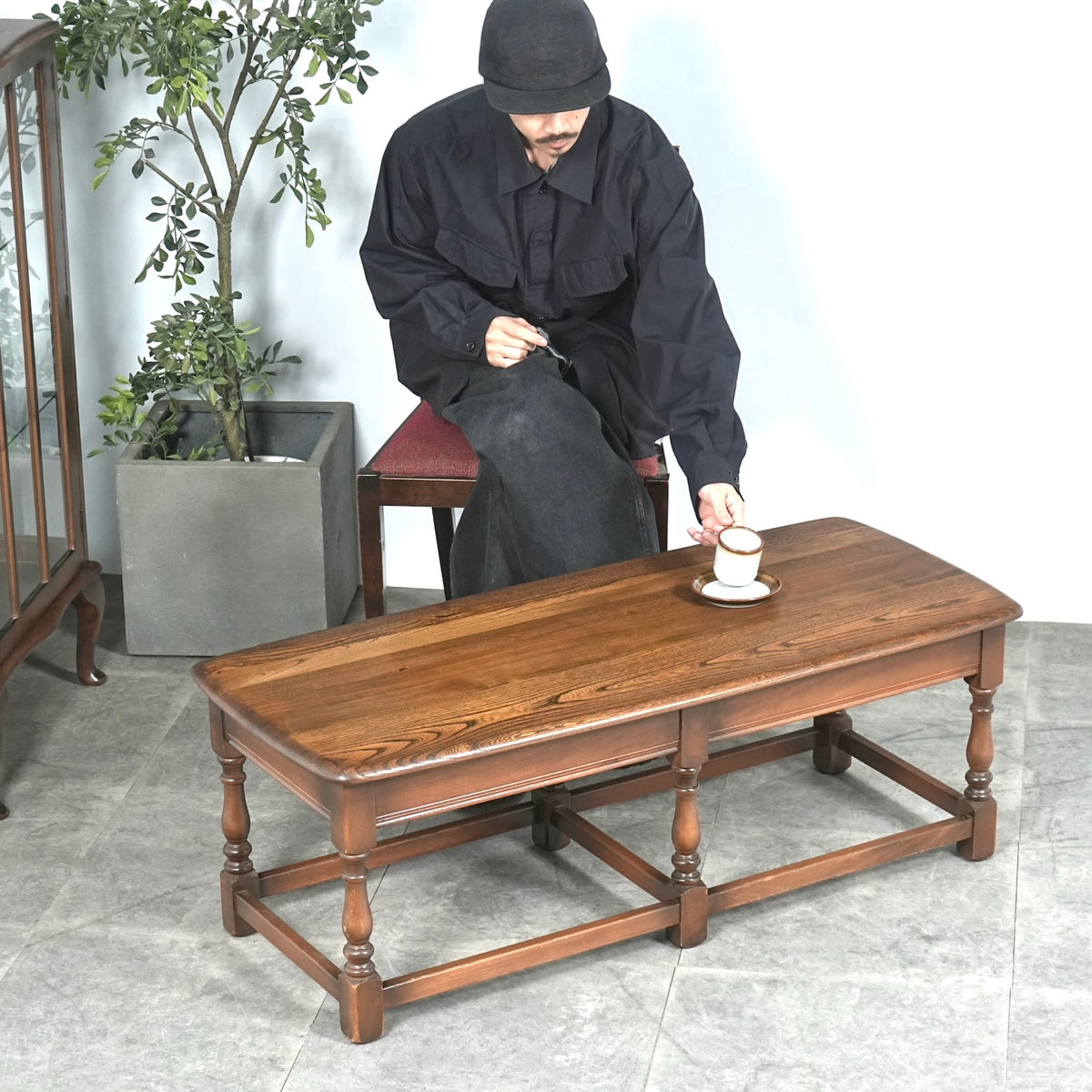 【ERCOL】ヴィンテージ ローテーブル