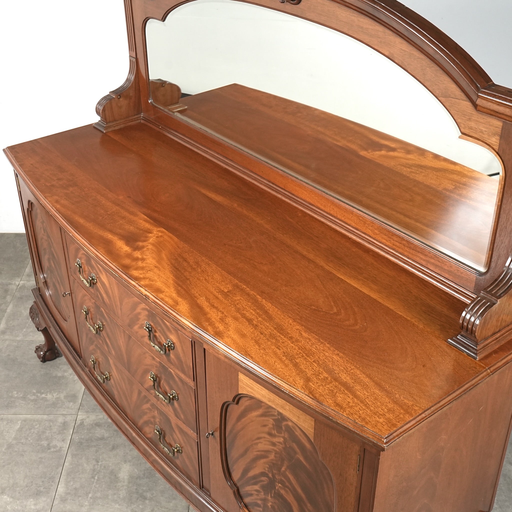 英国アンティーク ミラーバックサイドボード – TIME HYPE