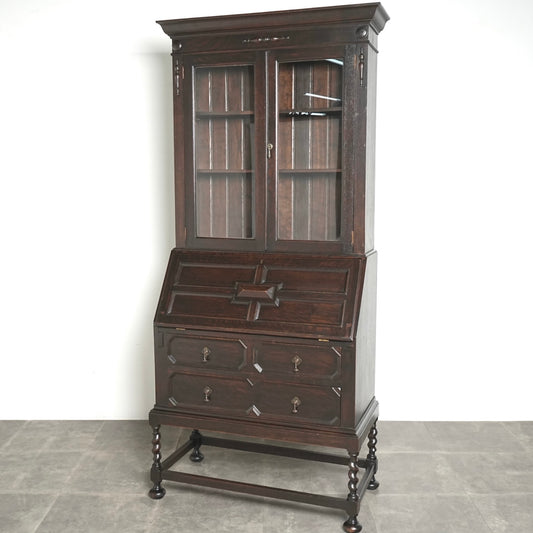 英国アンティーク ビューローブックケース