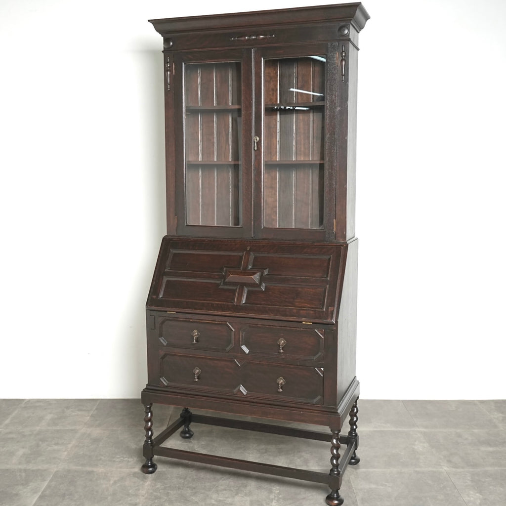英国アンティーク ビューローブックケース