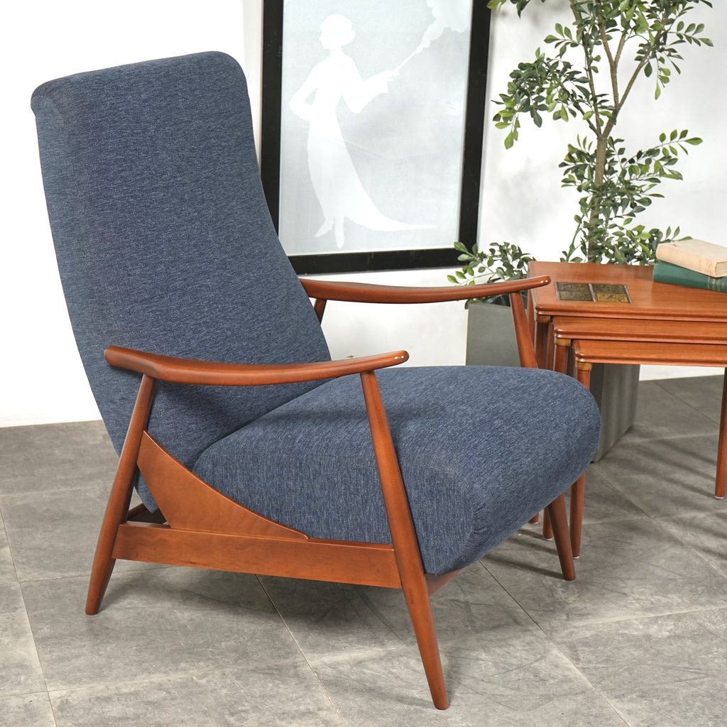 オランダ ヴィンテージ リクライニングソファ【張替済】