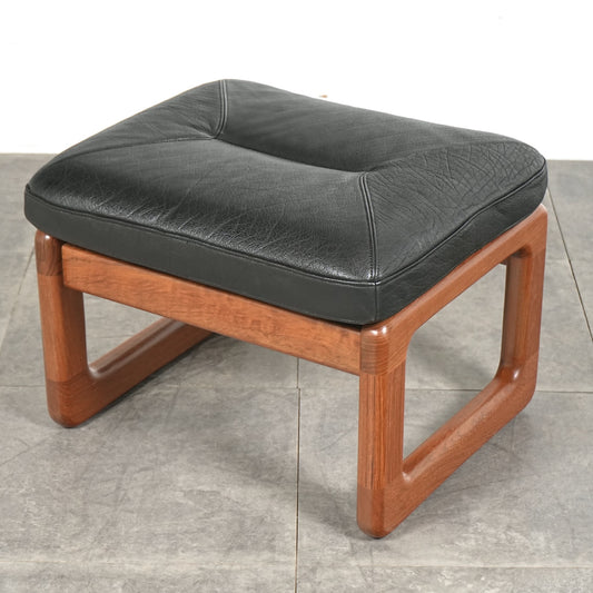 【EMC Furniture】ヴィンテージ レザーオットマン