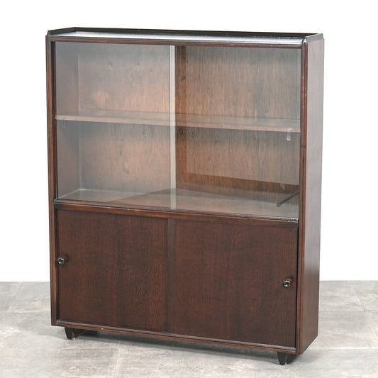 イギリスヴィンテージ ガラスキャビネット