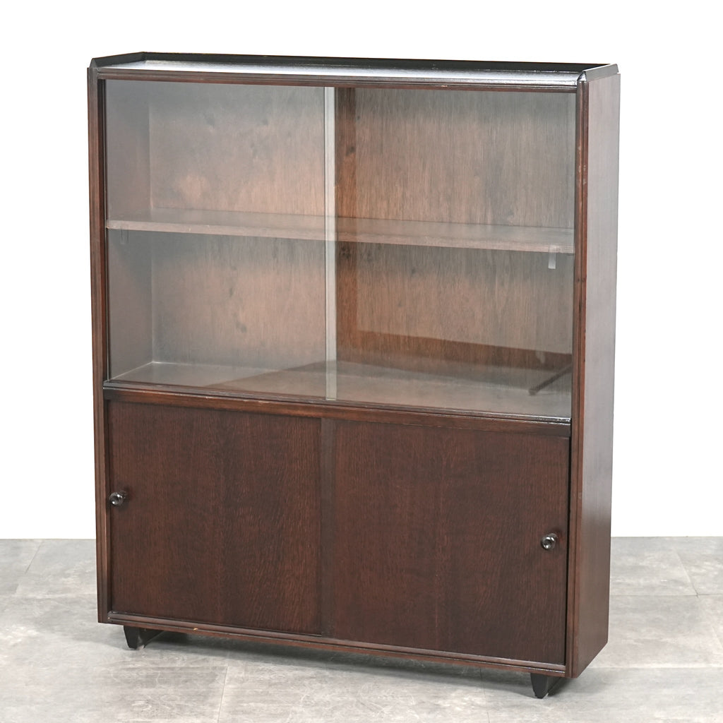 イギリスヴィンテージ ガラスキャビネット